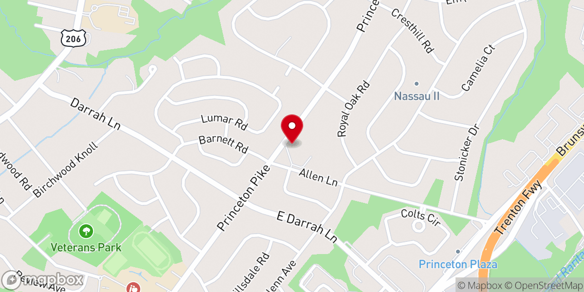 Map showing location of Kairos Worship Center