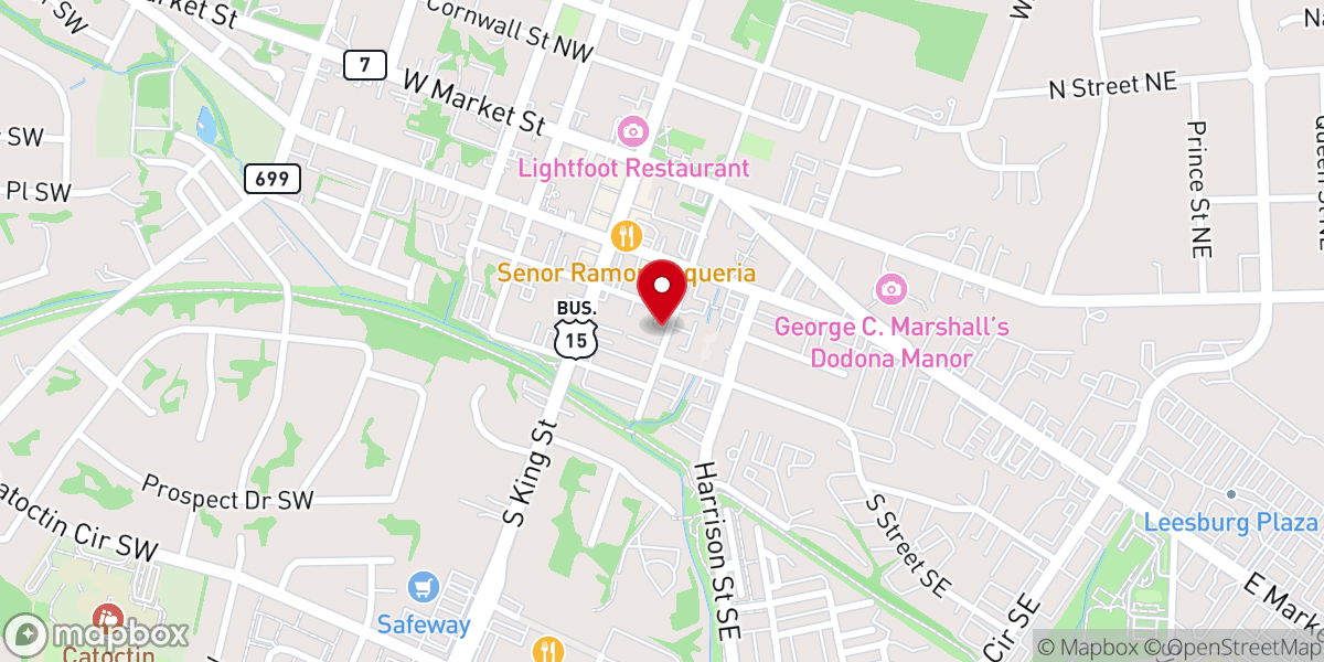 Map showing location of Providence Baptist Church
