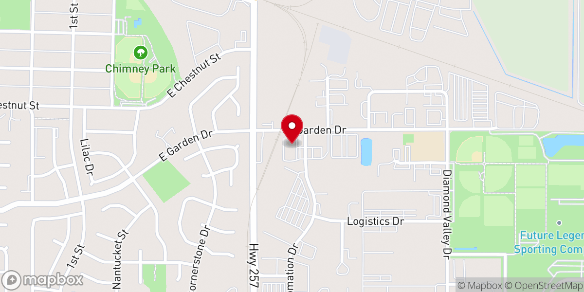 Map showing location of Rock Church Windsor