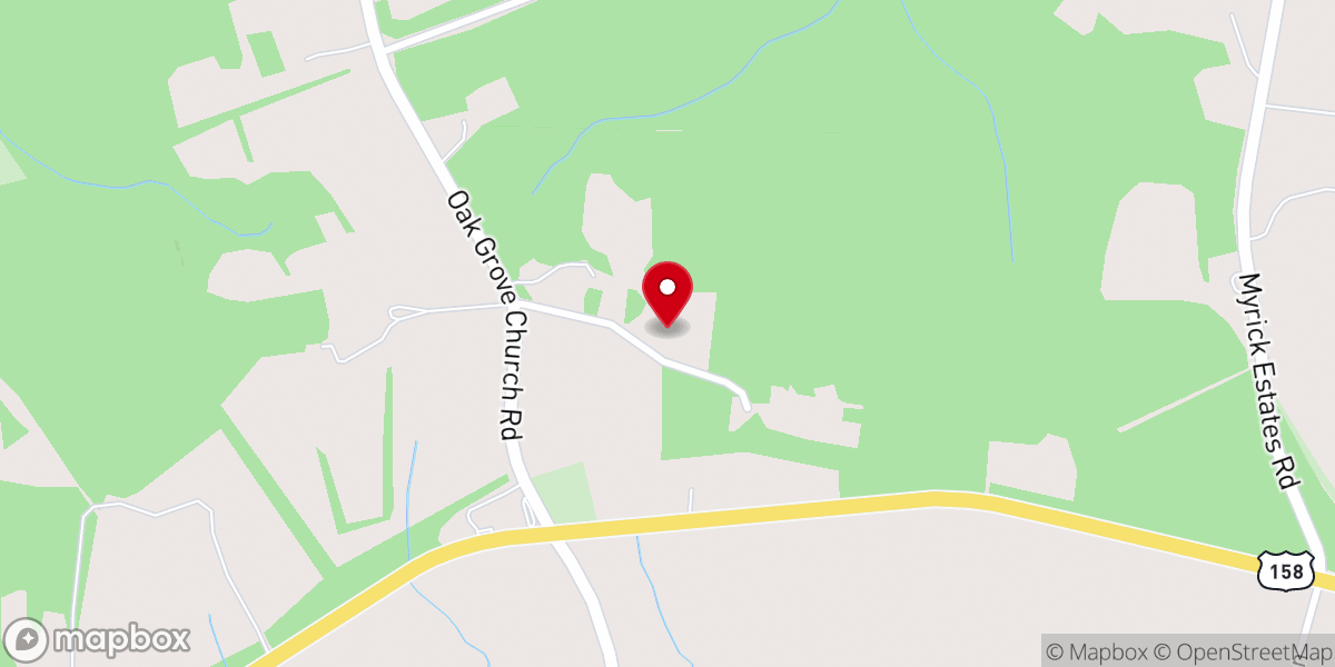 Map showing location of Calvary United Methodist Church