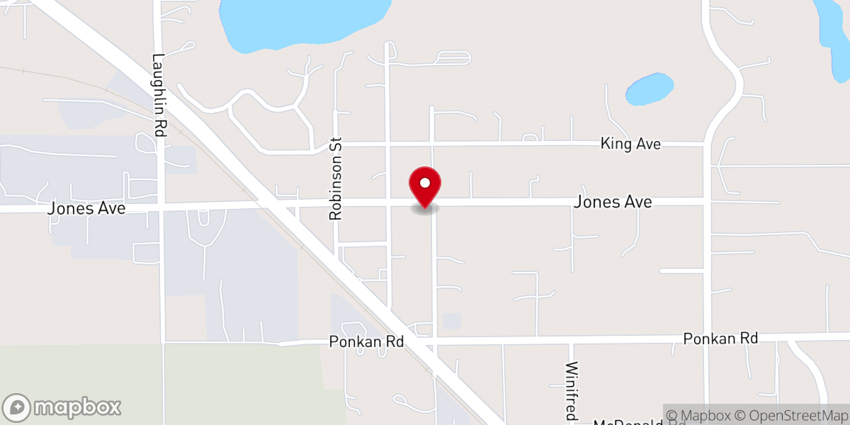 Map showing location of Zellwood United Methodist Church