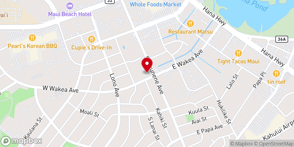 Map showing location of Christ the King Church