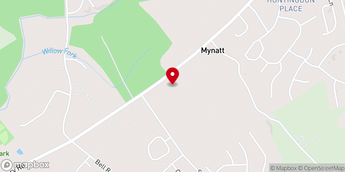 Map showing location of Emory Valley Missionary Baptist Church