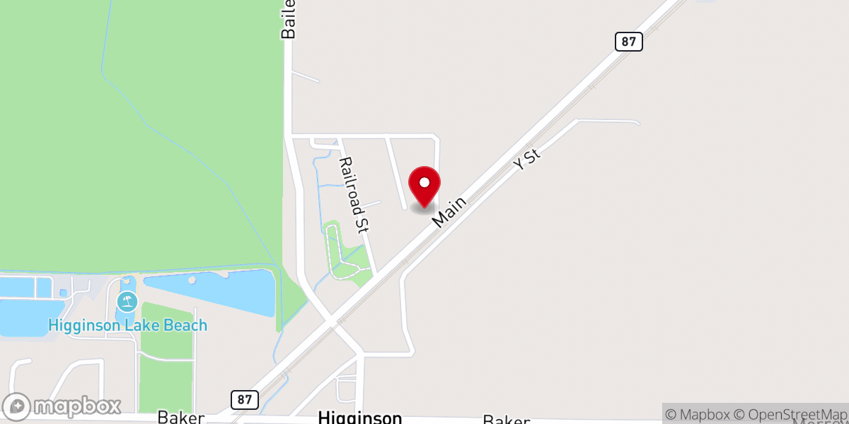 Map showing location of Higginson Assembly
