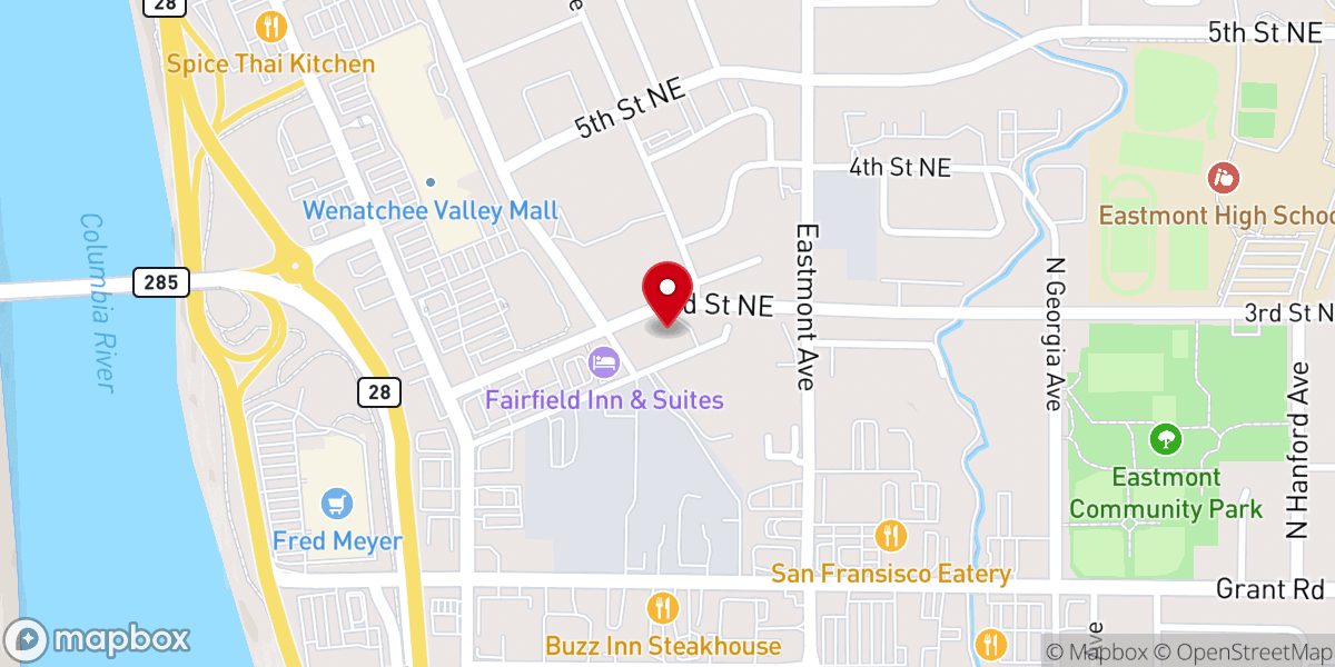 Map showing location of Grace House