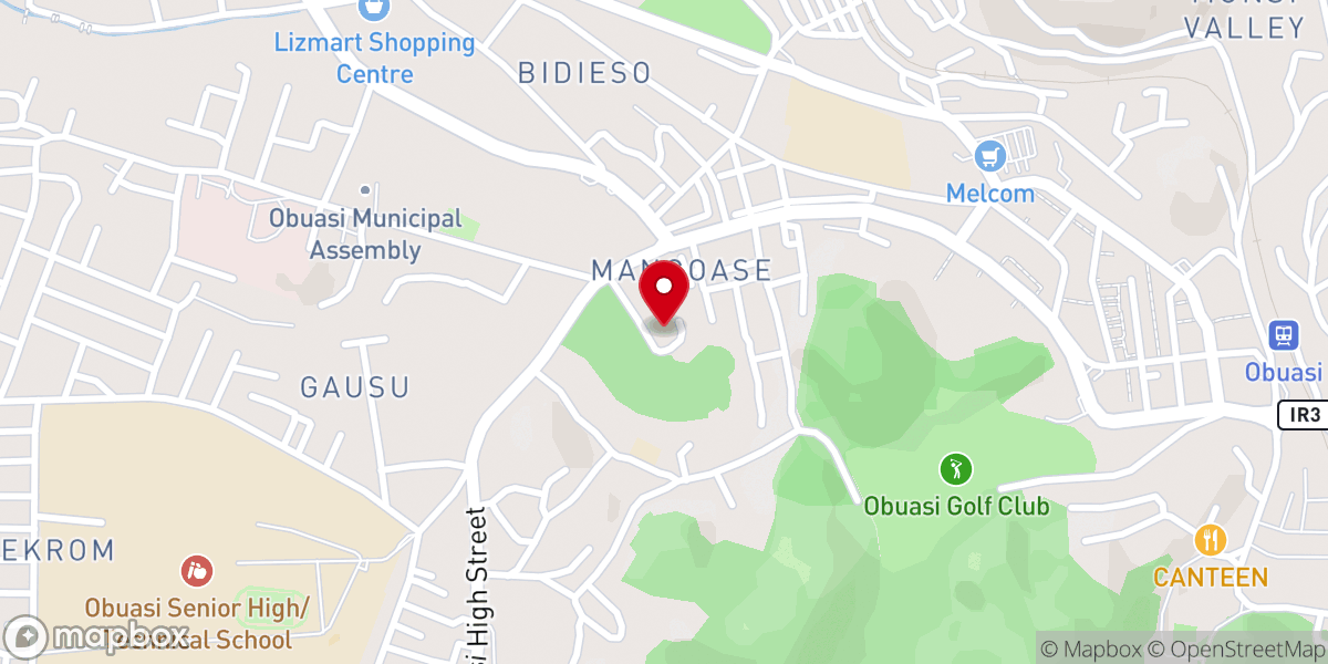 Map showing location of Mount. Zion Methodist Church