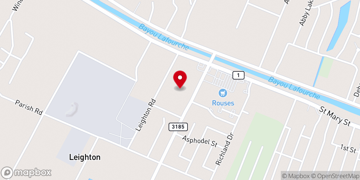Map showing location of House of Prayer Church