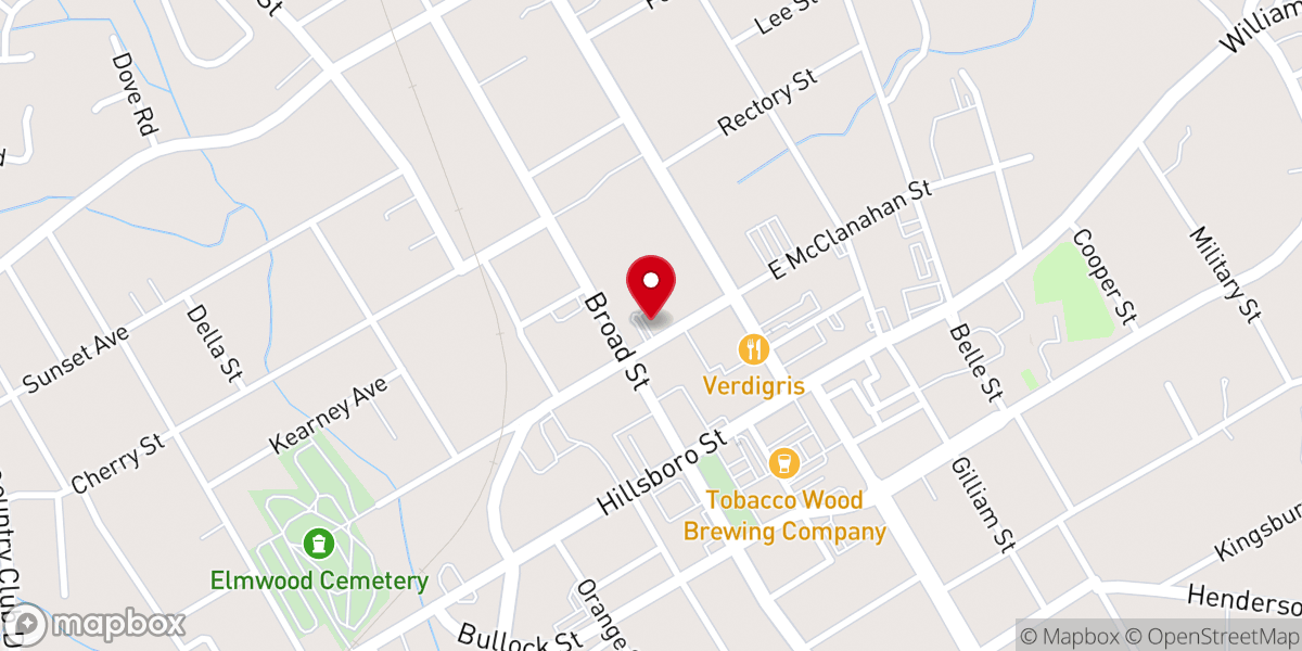 Map showing location of Flat River Baptist Association