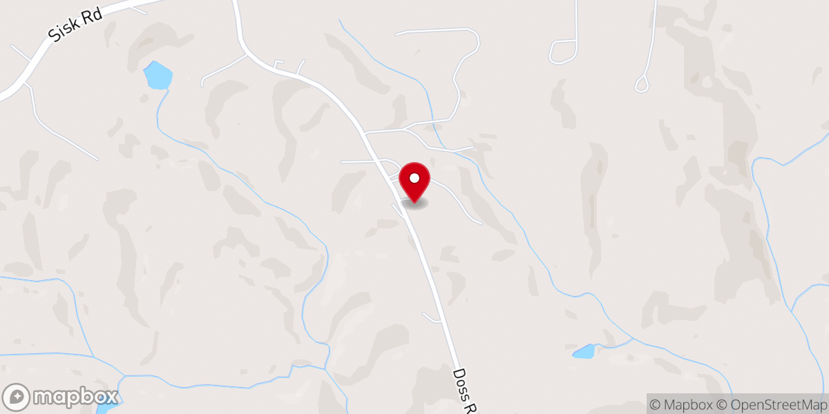 Map showing location of Snowhill Family Life Center