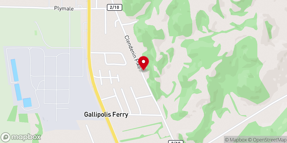Map showing location of Jordan Baptist Church