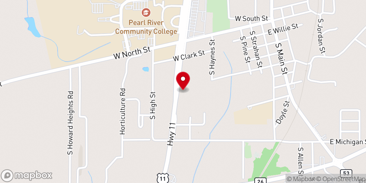 Map showing location of The Beginnings Church