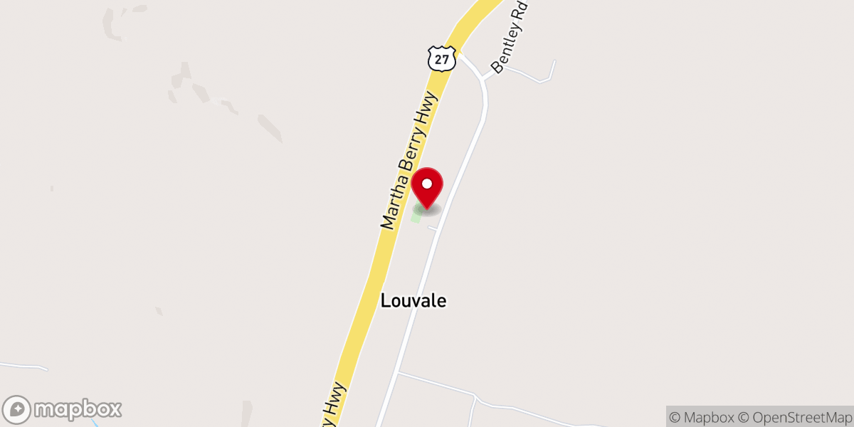 Map showing location of Marvin Church