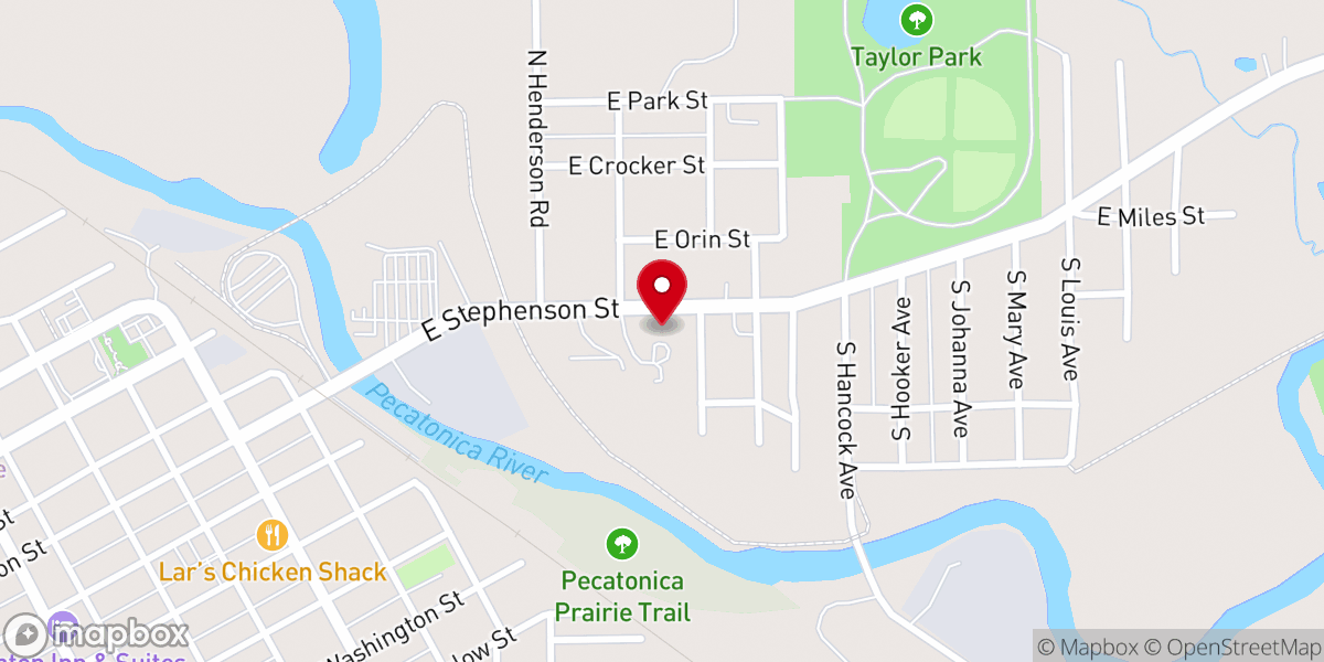 Map showing location of St Paul Missionary Baptist Church