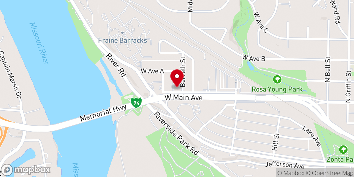 Map showing location of Prairie Pride Benevolence Inc