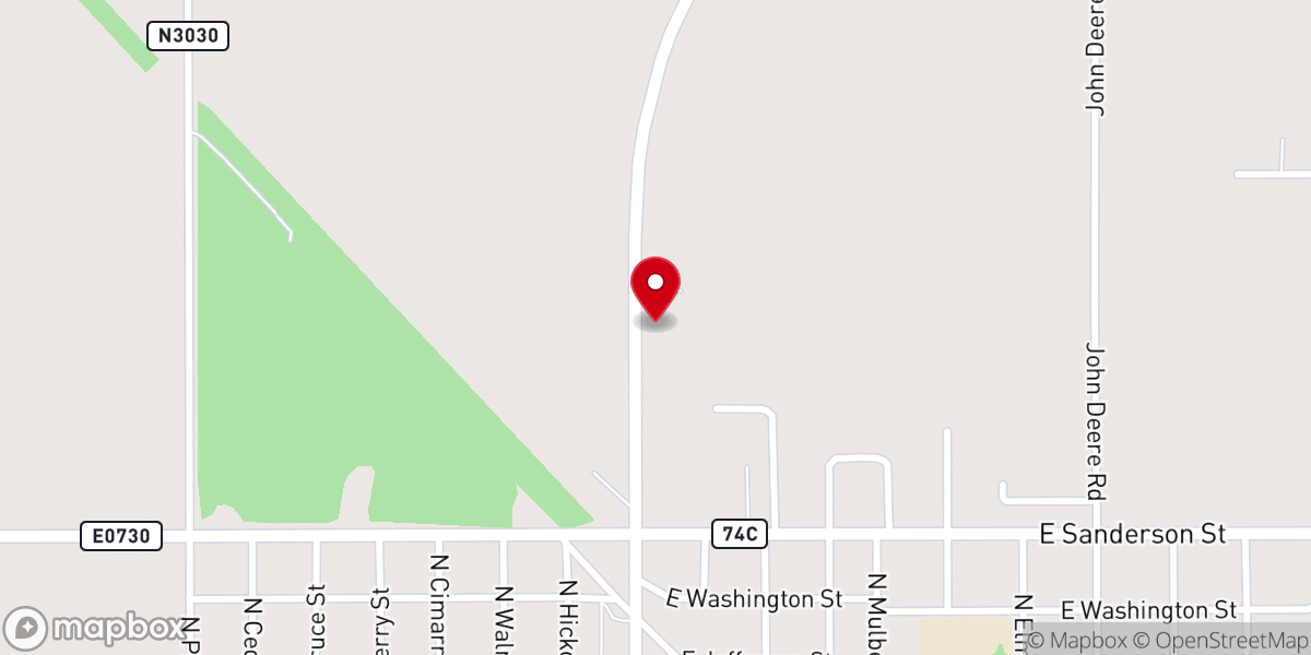 Map showing location of St. Margaret Mary Church