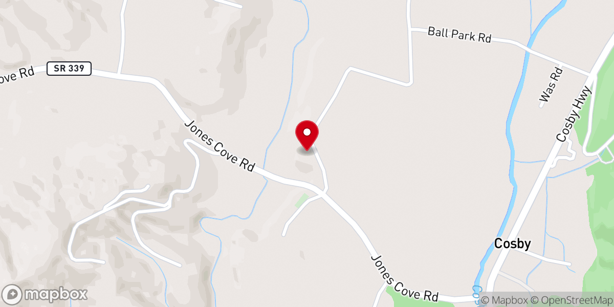 Map showing location of Holder's Grove Missionary Baptist Church