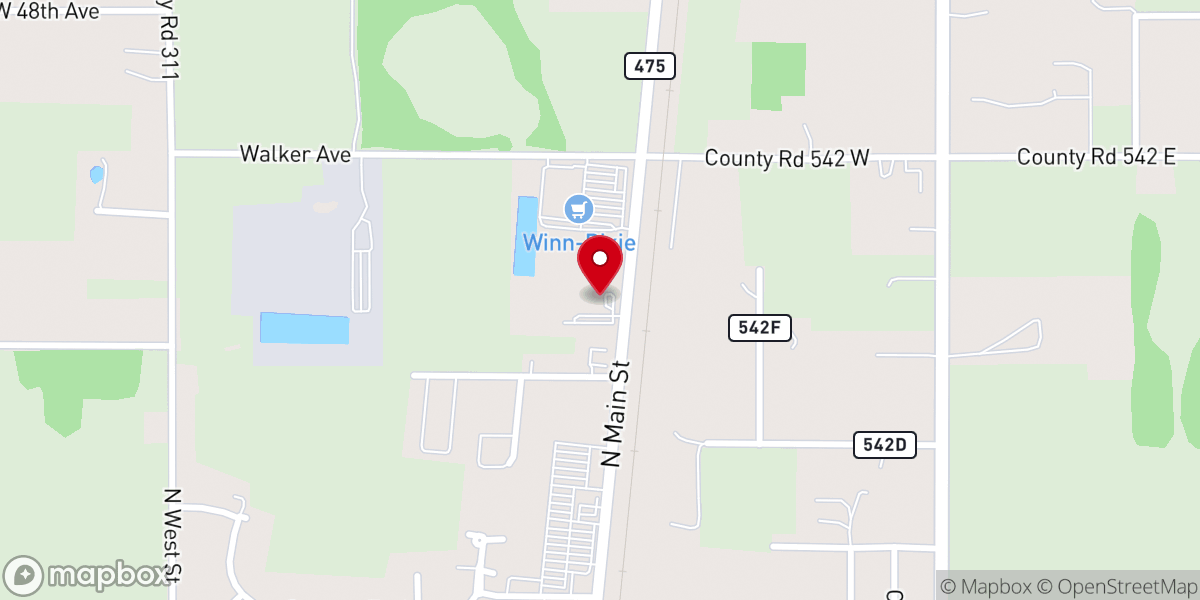 Map showing location of Osprey Point Nursing Center