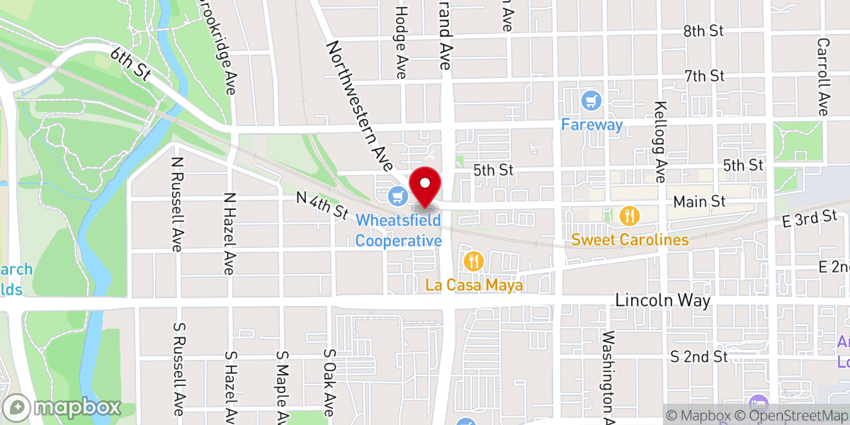 Map showing location of House of Refuge Church