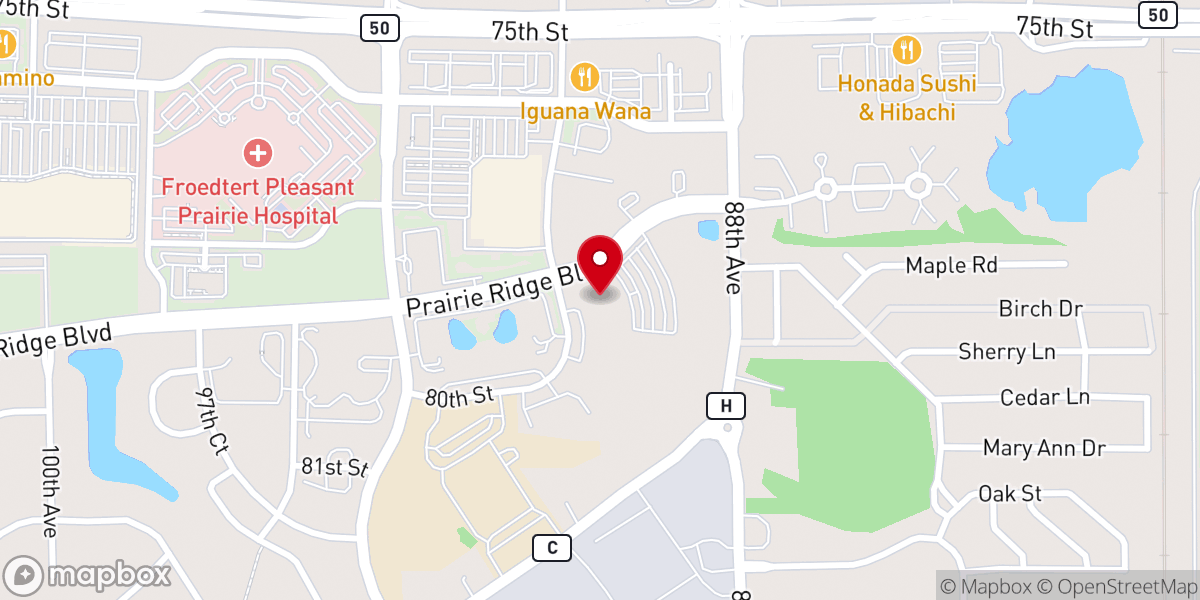 Map showing location of St Anne's Catholic Church