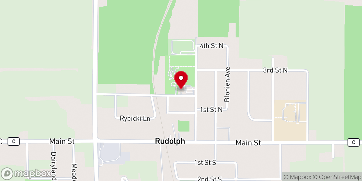 Map showing location of St Philip's Catholic Church