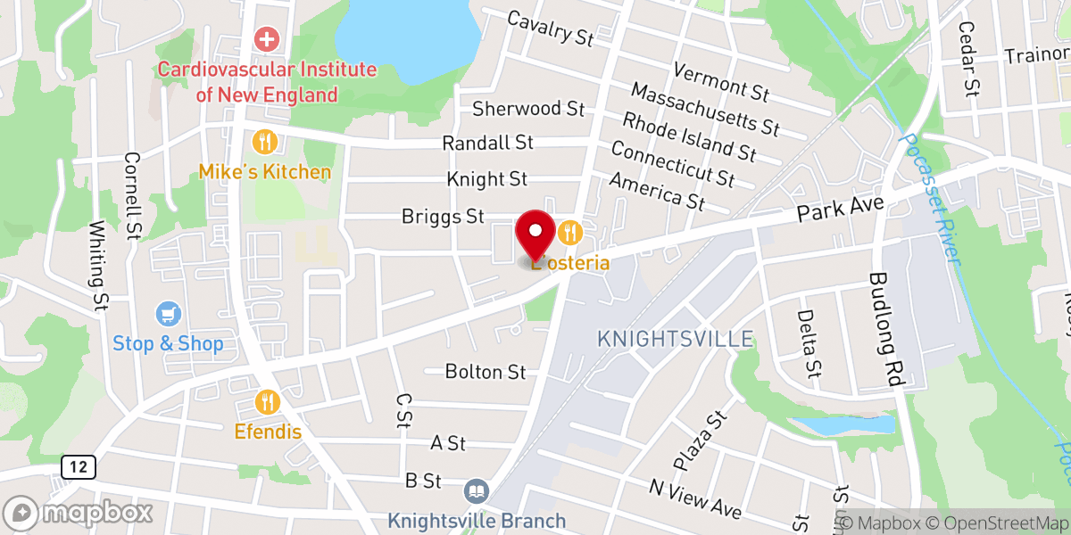 Map showing location of St. Mary Feast Society