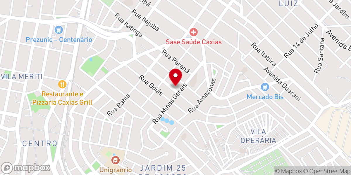 Map showing location of Comunidade São Paulo Apostólo