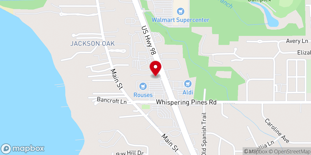 Map showing location of Parrish Tire And Service Center