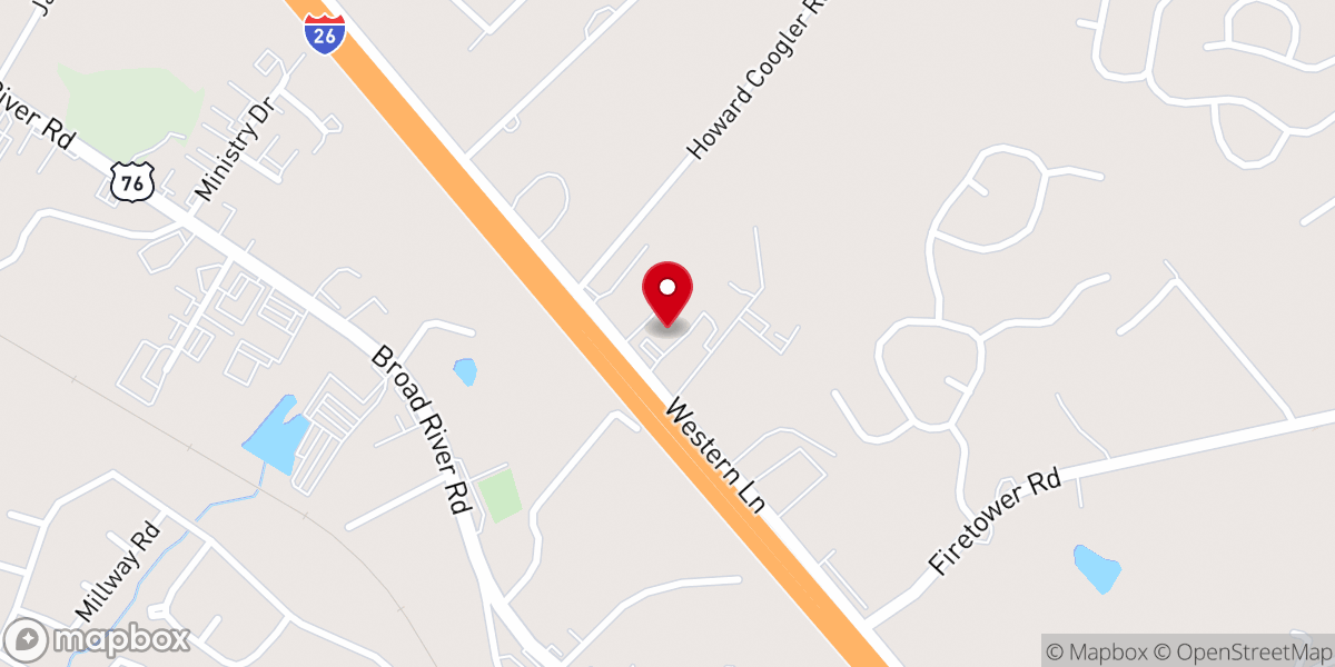 Map showing location of Seacoast Church - Irmo
