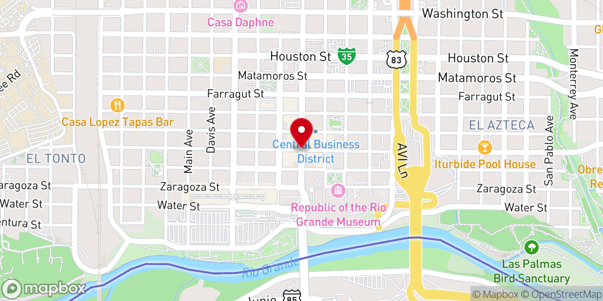 Map showing location of Blessed Sacrament Altar Society