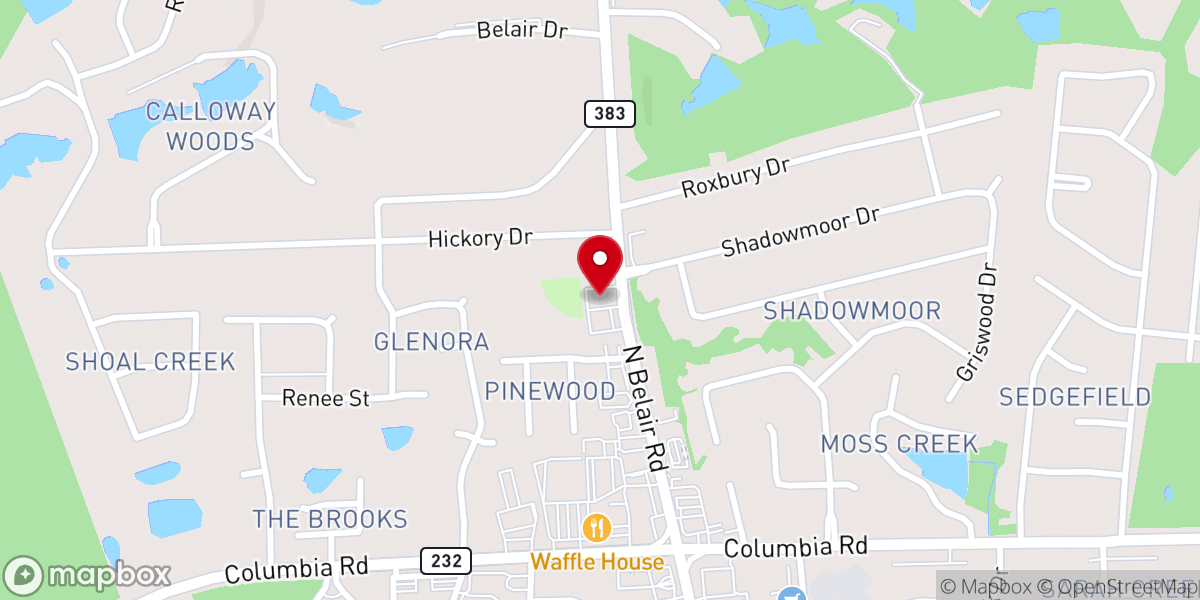 Map showing location of Christ's Sanctified Holy Church - Columbia County