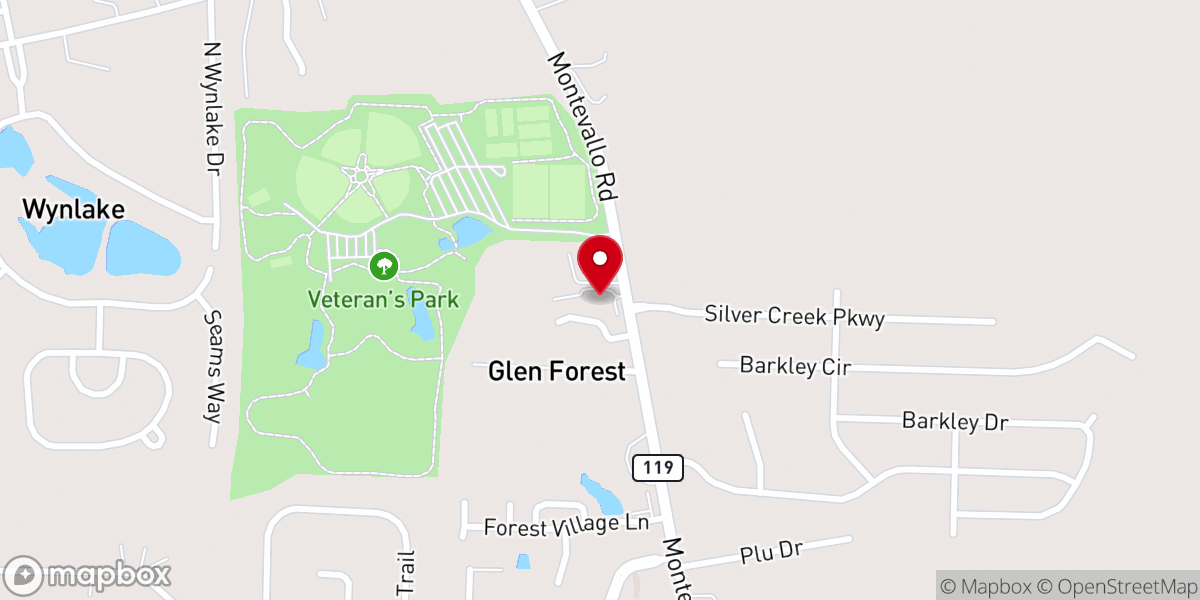 Map showing location of Quarry Church
