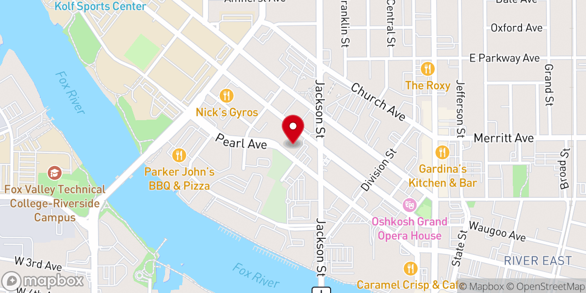 Map showing location of Most Blessed Sacrament Parish (St. Peters Site)