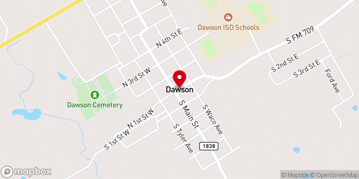 Map showing location of Penelope United Methodist Ch