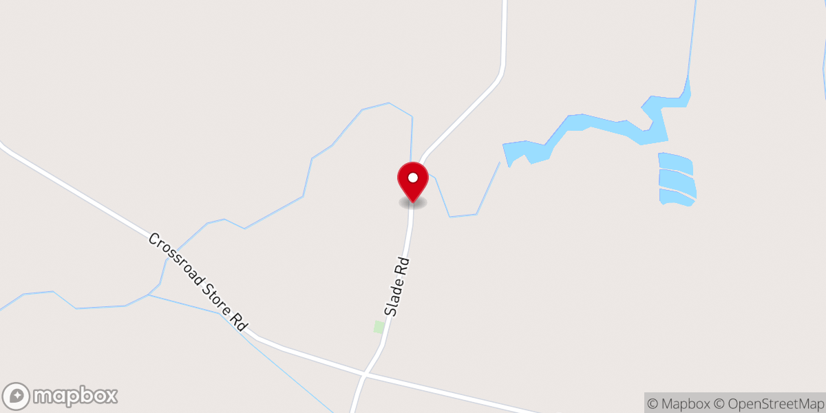 Map showing location of Williams Grove Church