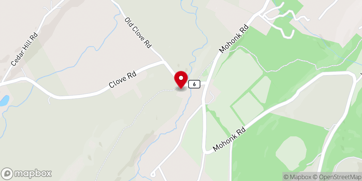 Map showing location of Clove Chapel