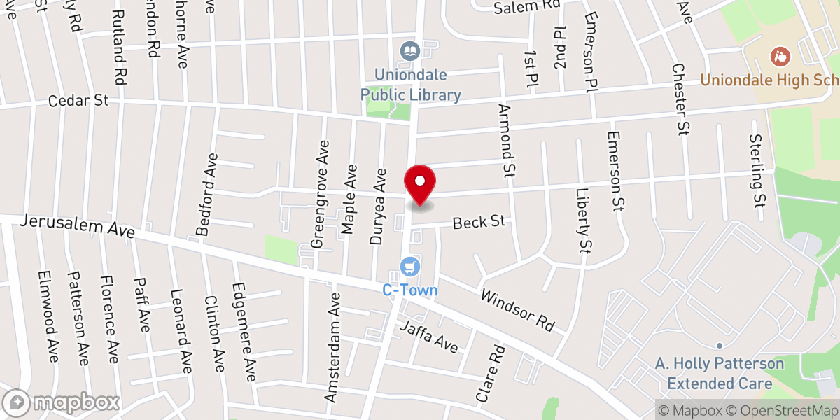 Map showing location of Casa De Oracion