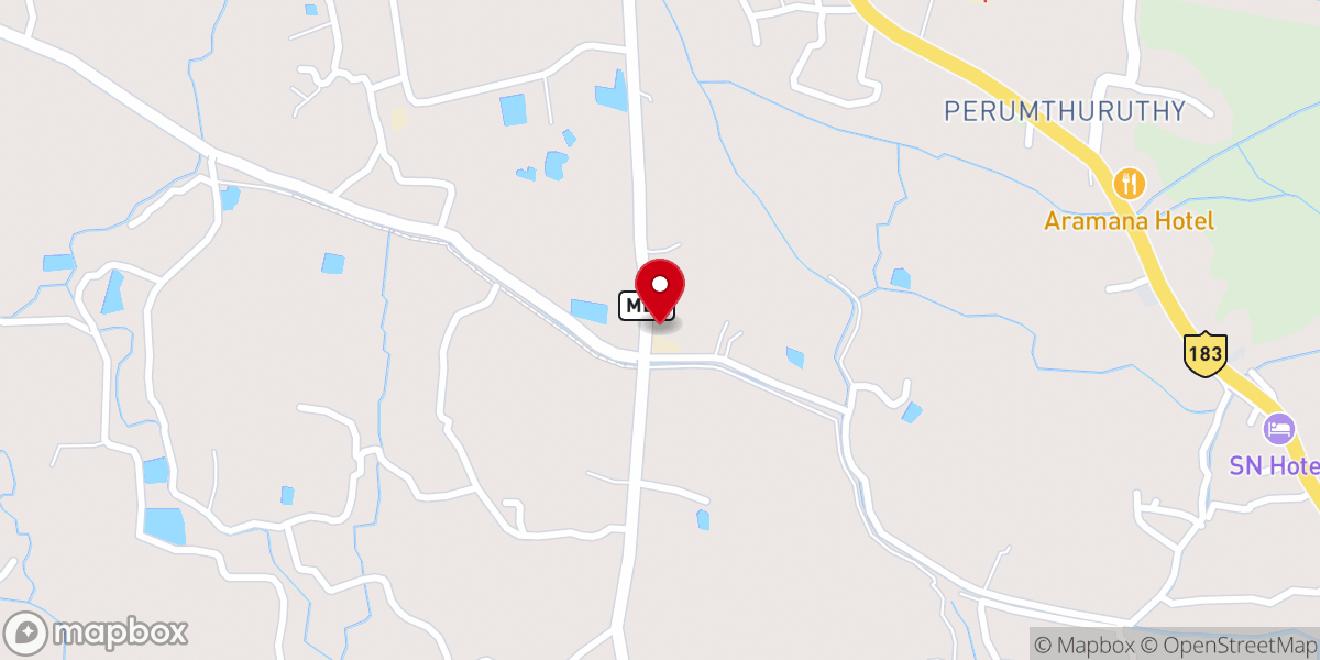 Map showing location of Vengal Bethany St George Orthodox Church