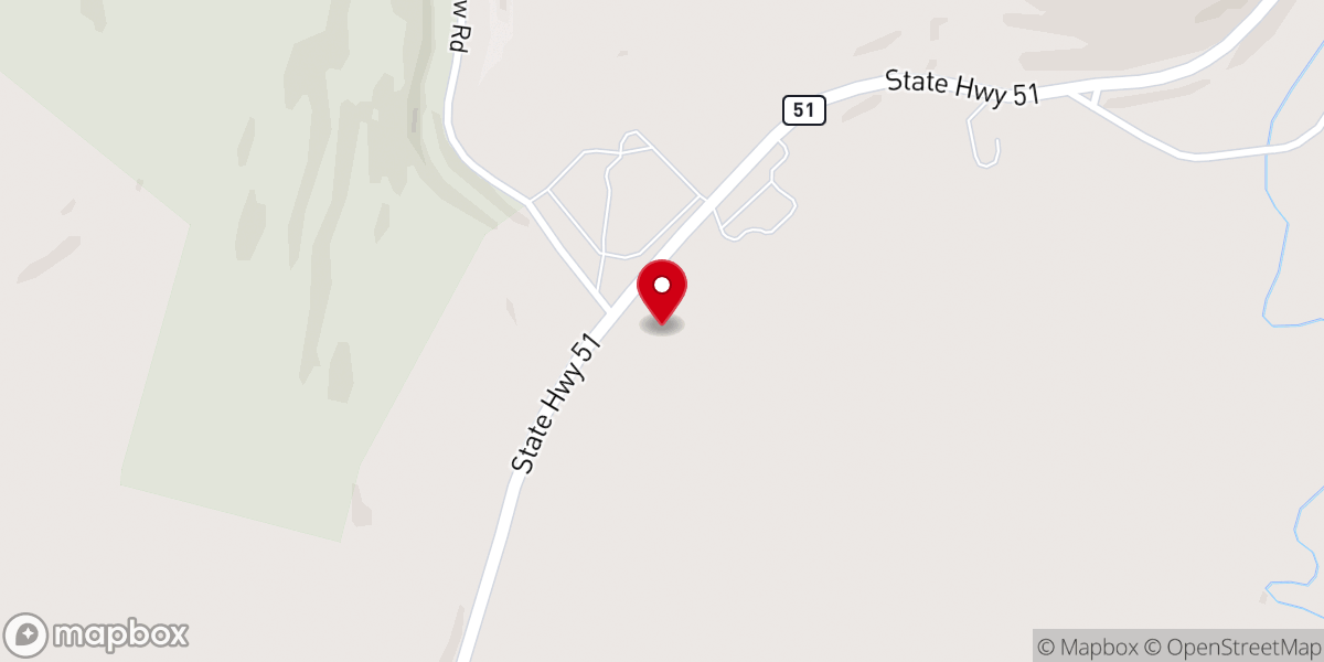Map showing location of All Saints Chapel