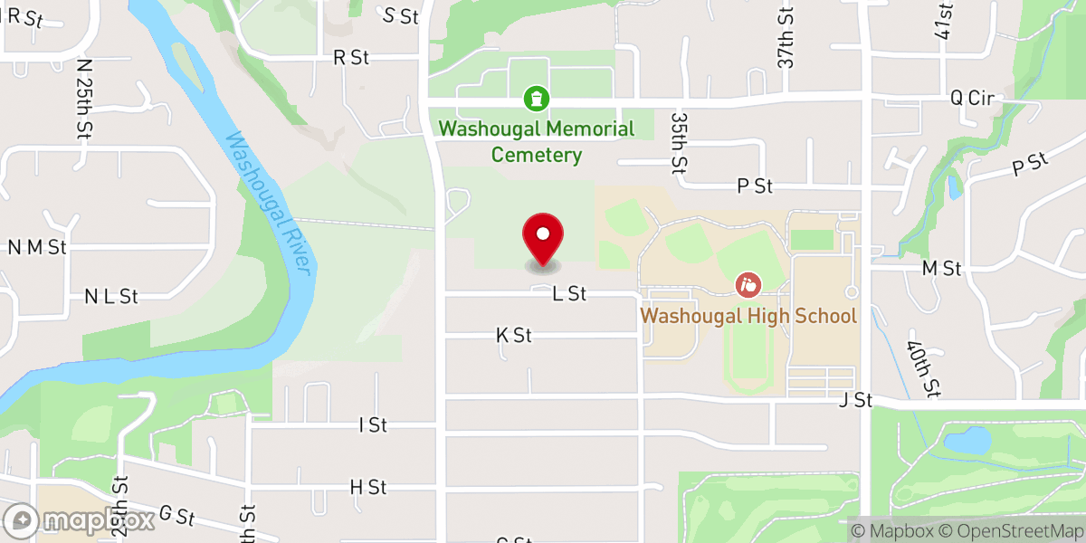 Map showing location of Church of Christ