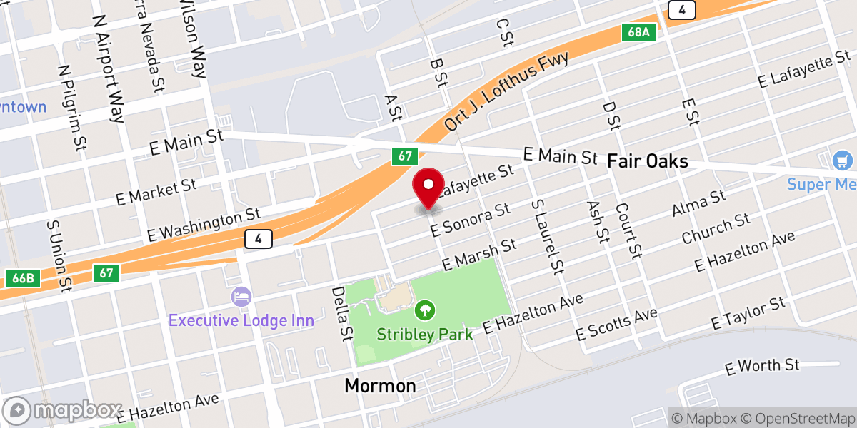 Map showing location of A Little Light Inc