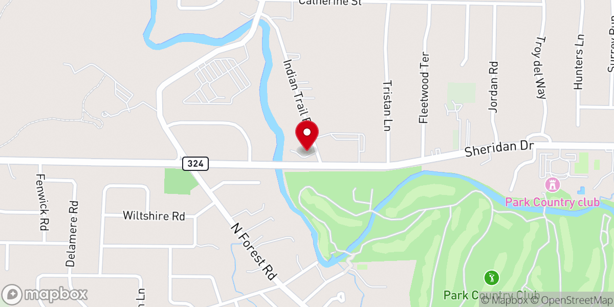 Map showing location of St. Stephens Anglican Church