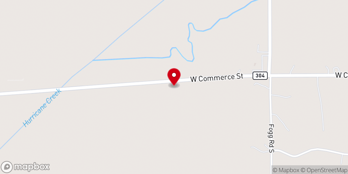 Map showing location of Oliver Chapel