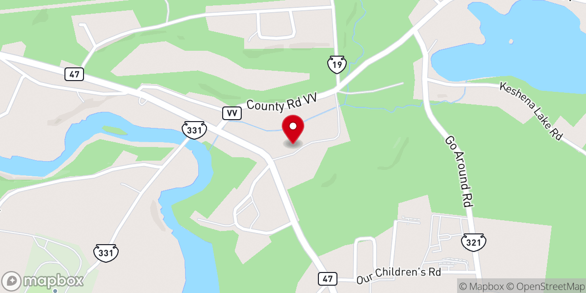 Map showing location of Saint Josephs School