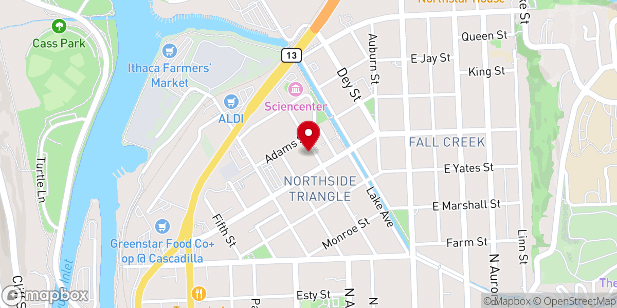 Map showing location of Baptized Church of Jesus Christ