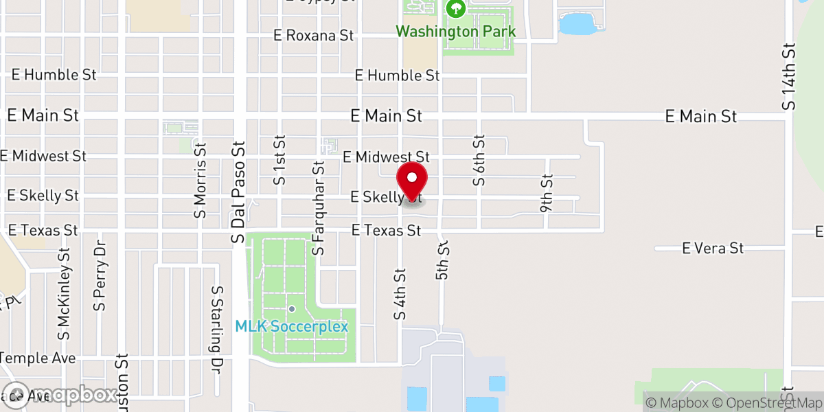Map showing location of Lane Chapel Cme Church