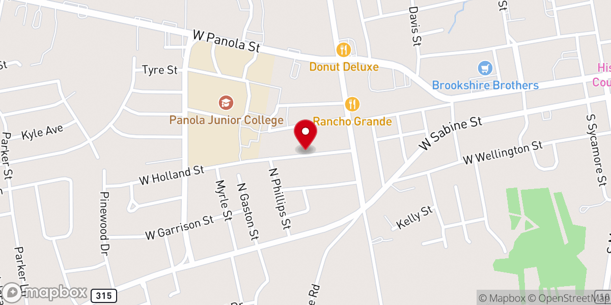Map showing location of First United Methodist Church Ofcarthage Foundation