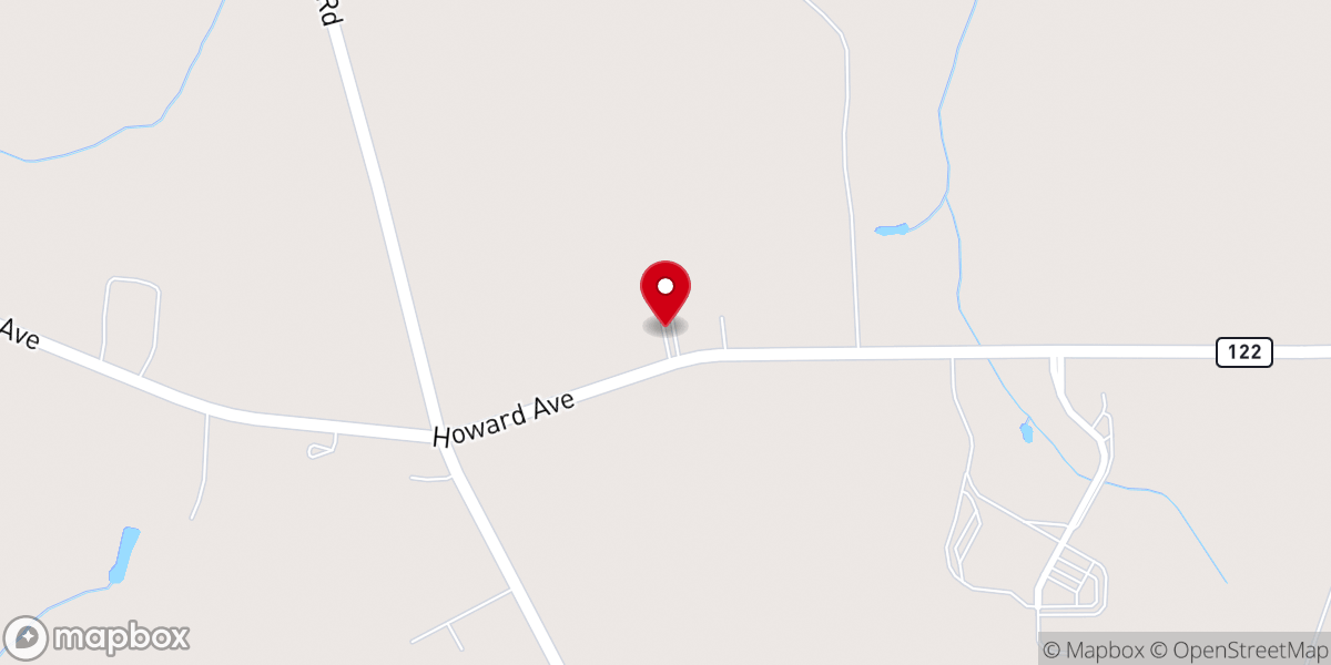 Map showing location of Penders Chapel