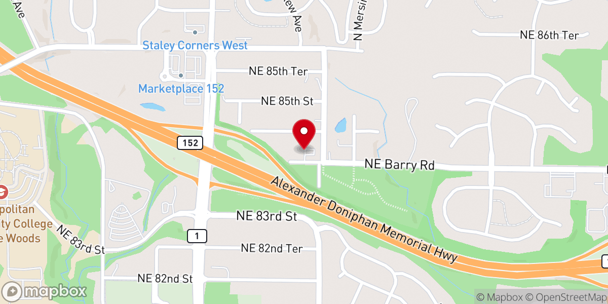 Map showing location of Sovereign Joy Baptist Church