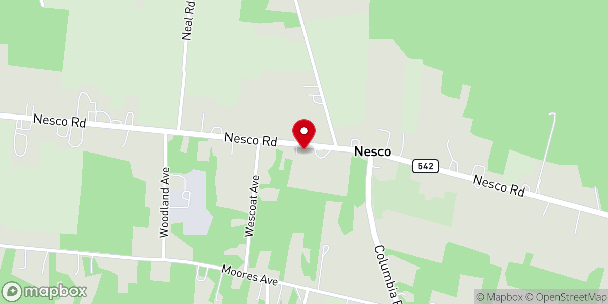 Map showing location of Pinelands UMC