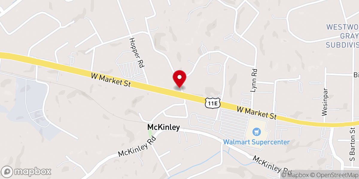 Map showing location of Faith Tabernacle